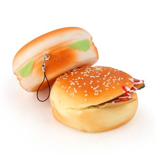 Đồ Chơi Squishy Dẻo Hình Bánh Hamburger 10Cm