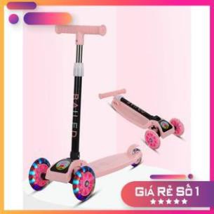 💖FREESHIP - Giá Sỉ💖 Xe Trượt Scooter - Xe Chòi Chân 3 Bánh Có Đèn Phát Sáng Bánh Xe - Đồ Gia Dụng Thông Minh