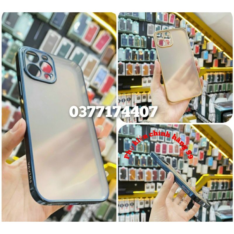 Ốp lưng Sulada nhám iPhone 13 pro Max/ 12 Pro Max/ 12 Mini/ 11 Pro Max/ 11/ XS Max/ XR/ Xs/ 7 Plus/ 8 Plus/ SE / 7G/ 8G