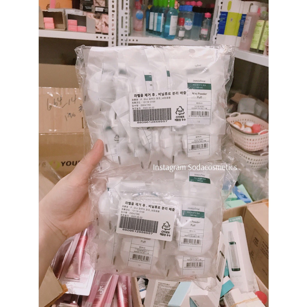 Bông phấn Innisfree MINI POWDER PUFF