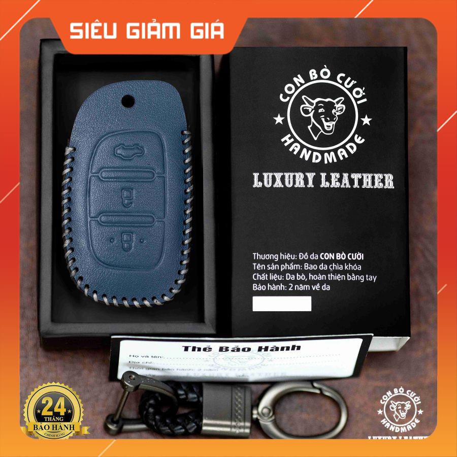 Bao Da Chìa Khóa  Huyndai Tucson,i10,Elantra Da Bò Thật 100%, Bảo Hành 2 Năm, Khắc tên& Số ĐT