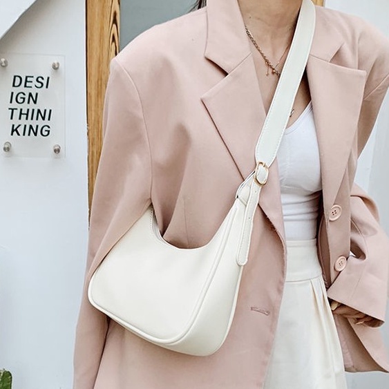 [Hình Thật] Túi Đeo Chéo Nữ, Túi Xách Nữ Da Trơn Dáng Thuyền Hàng QC Cao Cấp Phong Cách Hàn Cực Hot TH33