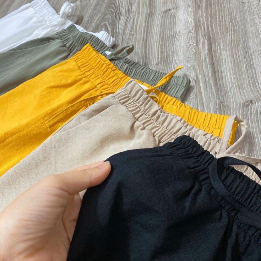 Quần đũi nữ baggy chun - Baggy Đũi Thái nội y xanh chất đẹp giá tốt