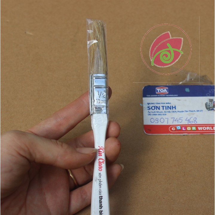 CỌ CÁN GỖ xin chào - sản phẩm của Thanh Bình