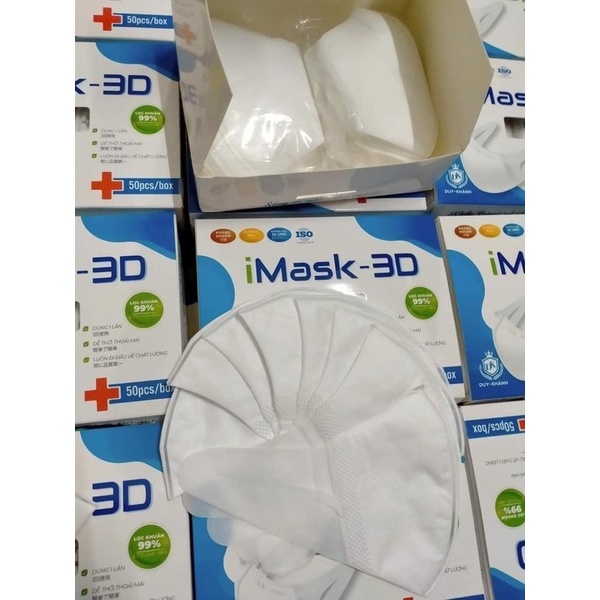 KHẨU TRANG 3D MÁH HỘP 50 CÁI | BigBuy360 - bigbuy360.vn