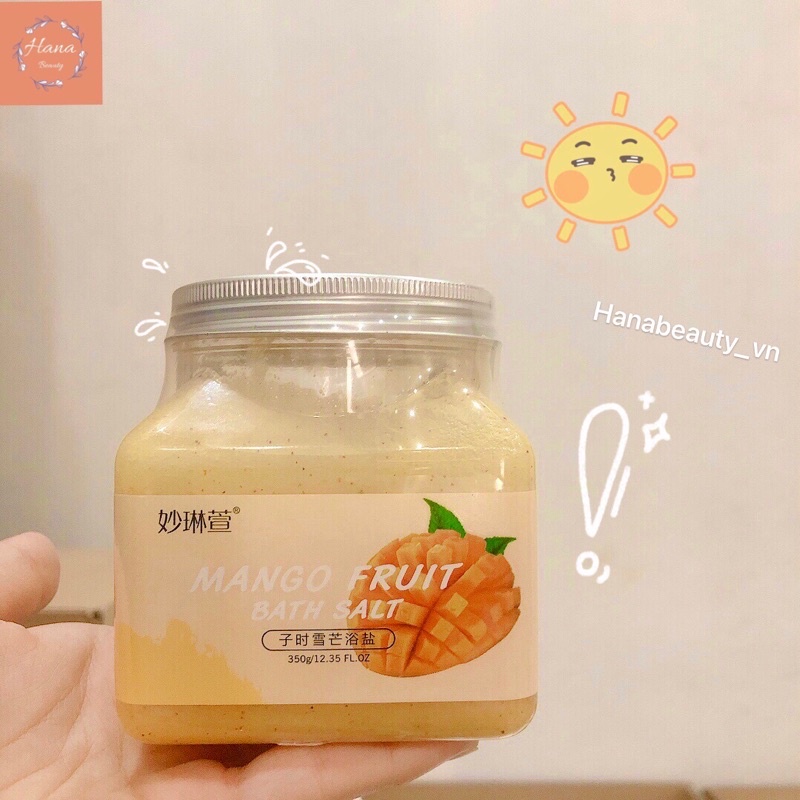 [Hàng mới về] Muối tắm TẨY DA CHẾT body giảm thâm hỗ trợ giảm mụn tắc nghẽn lỗ chân lông