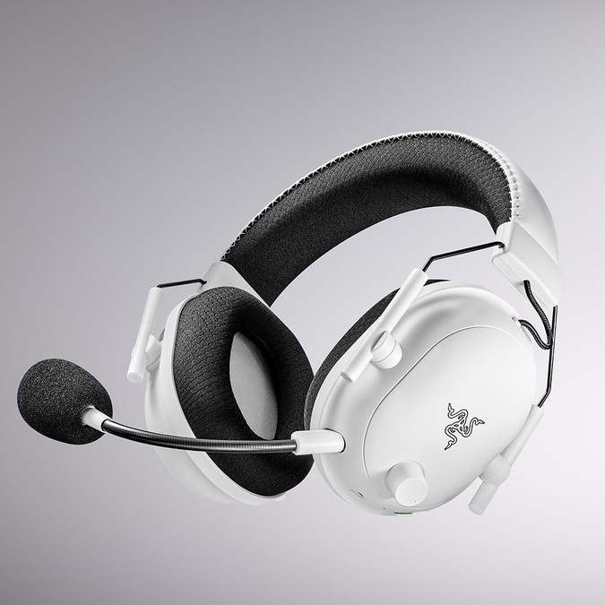 Tai nghe razer blackshark v2 pro white gaming chụp tai không dây có dây có mic cao cấp giá rẻ bluetooth đèn led rgb 462a