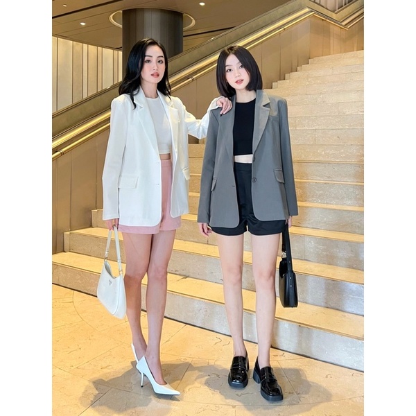 ÁO KHOÁC BLAZER DÁNG DÀI - GIN BLAZER