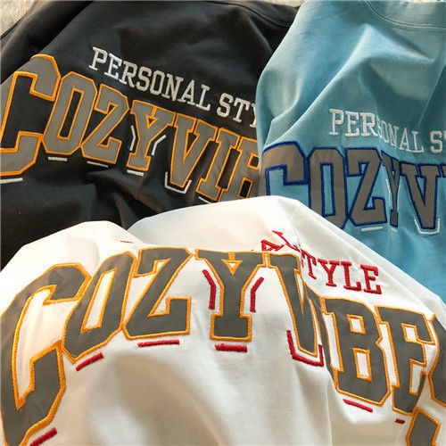 Áo Thun 100% Cotton Ngắn Tay Dáng Rộng Thời Trang Mùa Hè Nhật Bản Dành Cho Nữ