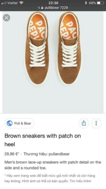 Giầy nam xuất dư