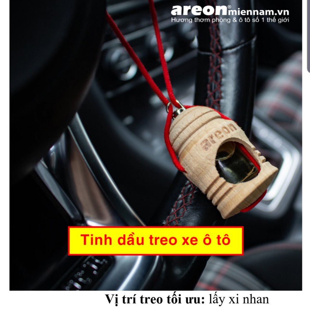 Nước Hoa Areon, Tinh Dầu Treo Xe ô tô Areon Khử Mùi Xe, Nhập Khẩu Bulgaria (nhiều mùi)