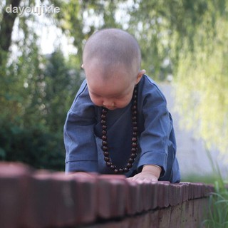 Nửa đêm ✿✽Bộ đồ chú tiểu đáng yêu thời trang cho bé chụp ảnh
