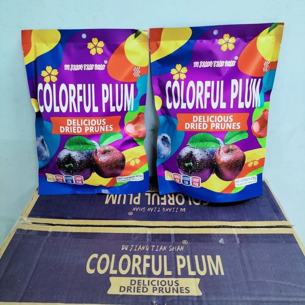 Ô mai mix các vị COLORFUL PLUM 41k/1 gói 408gr