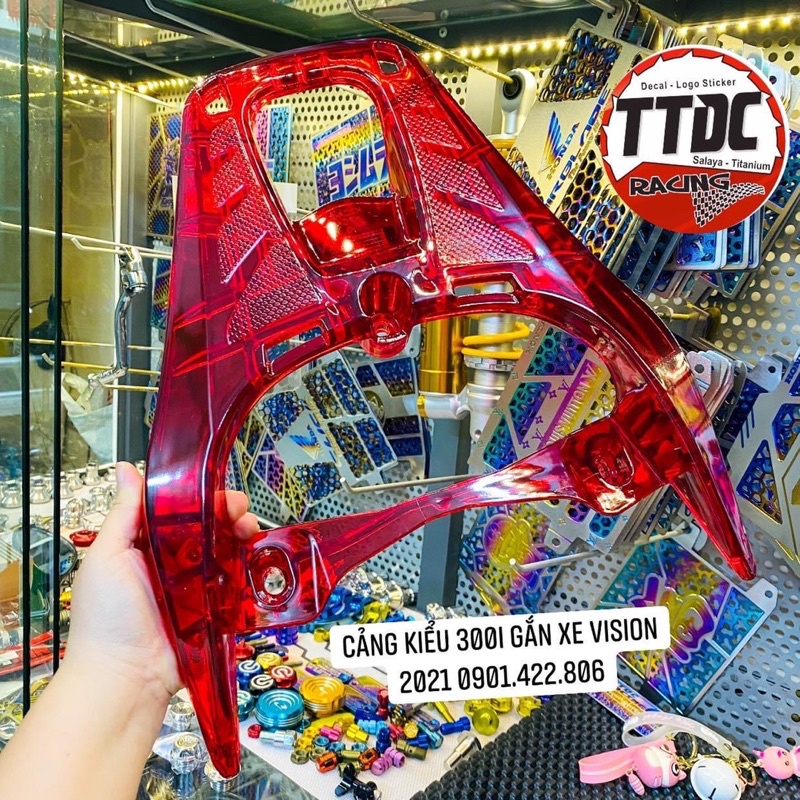 Cảng Vision 2021 mẫu sh300i trong suốt đủ màu