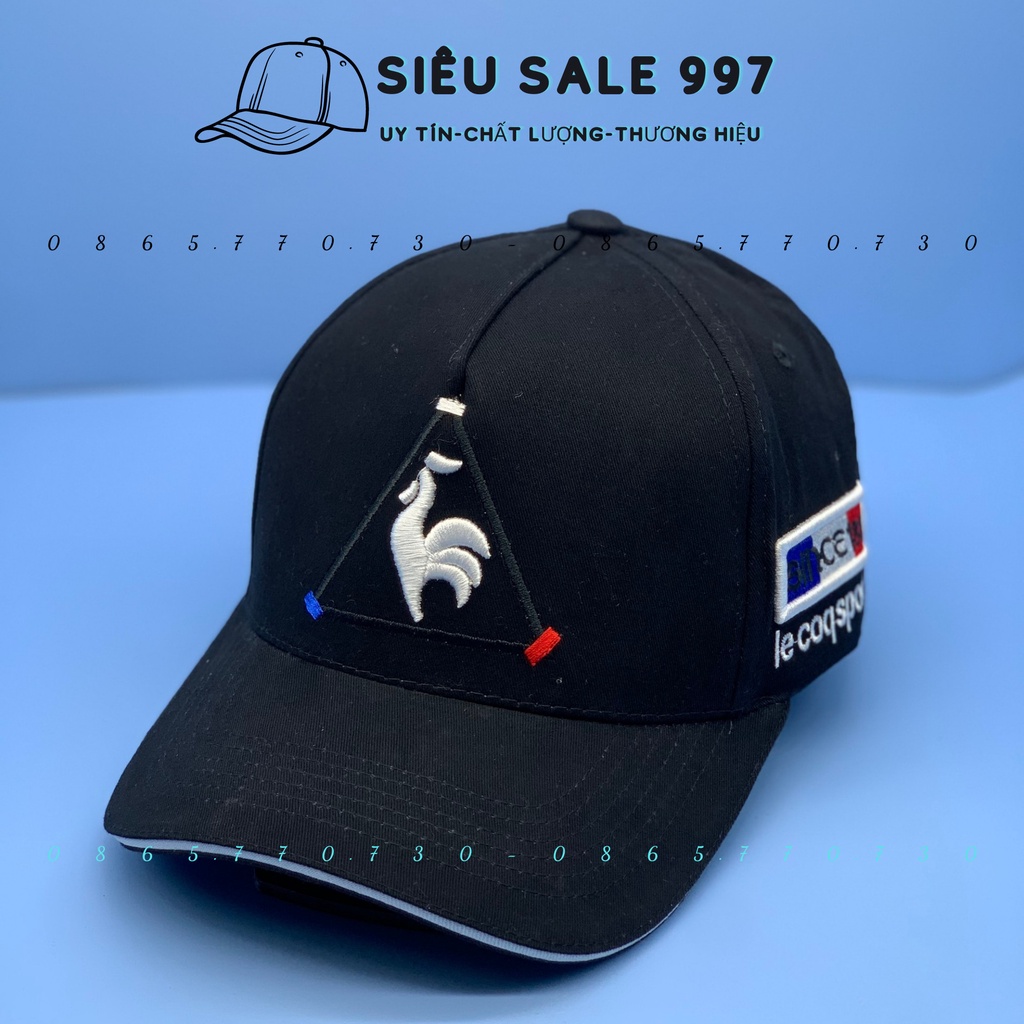 MŨ LƯỠI TRAI THÊU GÀ PHÁP KAKI 3 MÀU VẢI DÀY HÀNG FULL TEM MÁC CAO CẤP XỊN