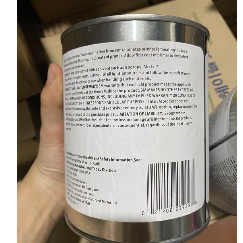 Lọ trợ tăng dính Primer94 siêu to loại 1 lít chính hãng 3m - siêu dính - siêu chắc - keo nước màu vàng - keo mồi