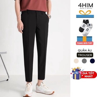 Quần vải nam 4HIM ống đứng vải Hàn cao cấp thời trang hàn quốc