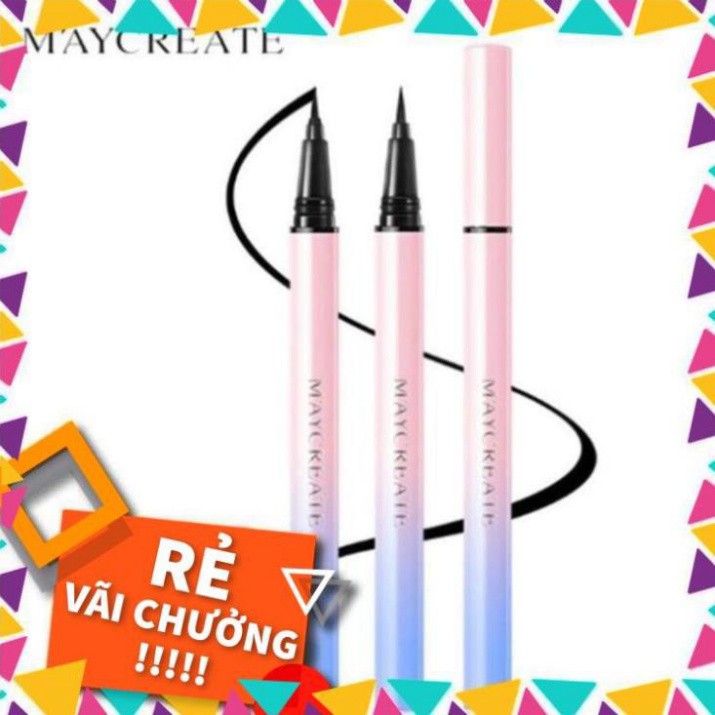( quynh123 ) Bút Dạ Kẻ Mắt Nước Maycreate KM25