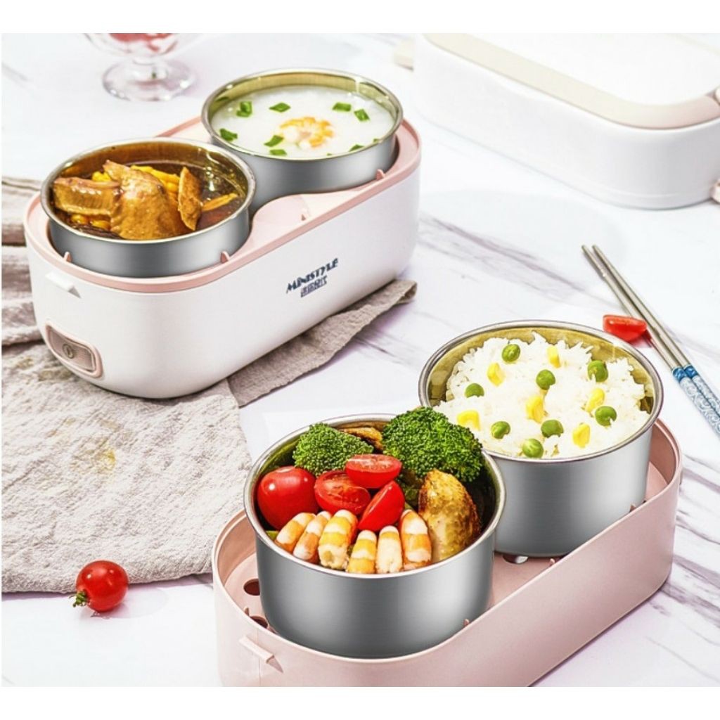 (BH 1 đổi 1) Hộp cơm cắm điện đa năng KR 315- Cắm Điện 3 Tầng, 4 Bát Inox, Giữ Nhiệt, Hâm Nóng Thức ăn- KARA 315 | BigBuy360 - bigbuy360.vn