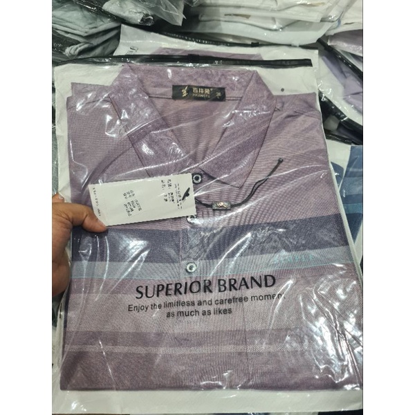 Áo polo cottong trung tuổi hàng tàu