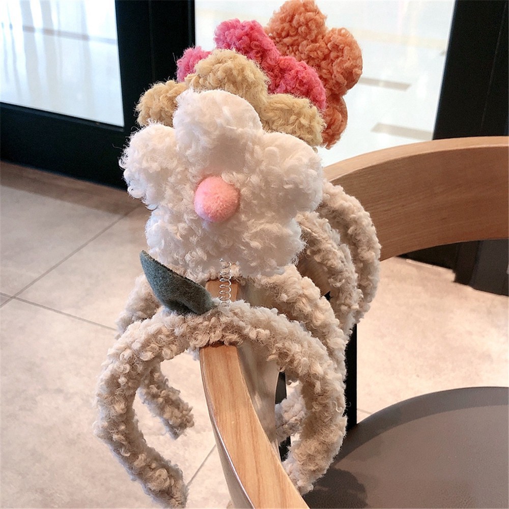 [Mã FAMARAL1 giảm 10K đơn 50K][NowShip2h] Cài Tóc (Bờm Tóc) Lò Xo Gấm Hoa Handmade Dễ Thương Cute Nhiều màu - Mã CT007