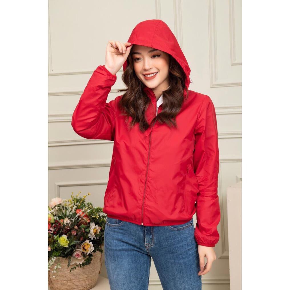 [FreeShip toàn quốc] ÁO GIÓ NỮ 2 LỚP CÓ VỎ CUỘN SIÊU TIỆN LỢI | Đa Chức Năng - 2 Lớp Lót Lưới - Siêu Bền | H016 | BigBuy360 - bigbuy360.vn