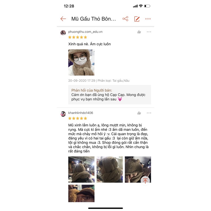 Sẵn hàng | Mũ Gấu kèm khăn bông Hai Tai Xinh Xắn Siêu Cute mũ gấu jennie | BigBuy360 - bigbuy360.vn