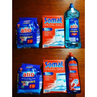 Combo: bột alio 1,8kg + muối somat 1,2kg + muối alio 2kg+ bóng somat