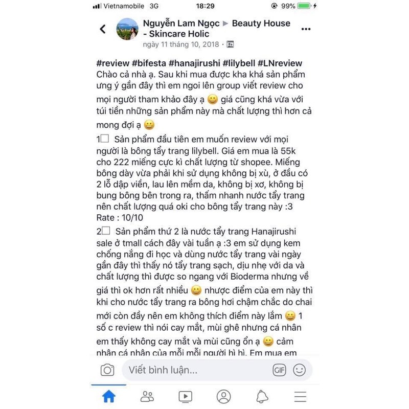 [SẴN] BÔNG TẨY TRANG LILY BELL | BigBuy360 - bigbuy360.vn