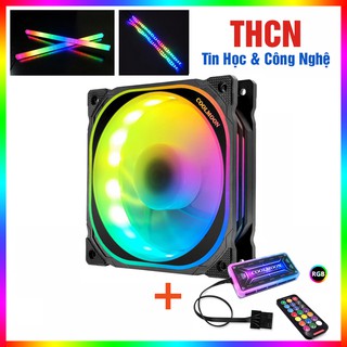 Quạt Tản Nhiệt, Fan Case Coolmoon U1 Led RGB - Đồng Bộ Hub Coolmoon - Tùy Chọn