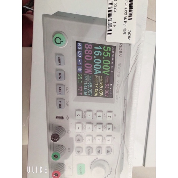 Bảng điều khiển riden 6018 w có wifi và 6024 w có wifi