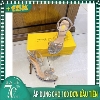 [KM LỚN] giày cao gót nơ đính đá siêu đẹp