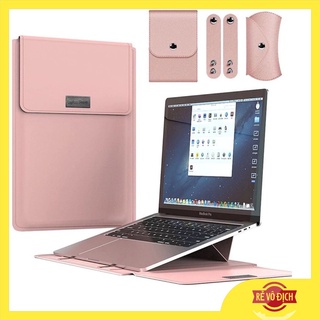 Túi da pu đựng máy tính xách tay thích hợp cho dòng macbook air pro/macbook air 11/12/13.3/15.4 inch