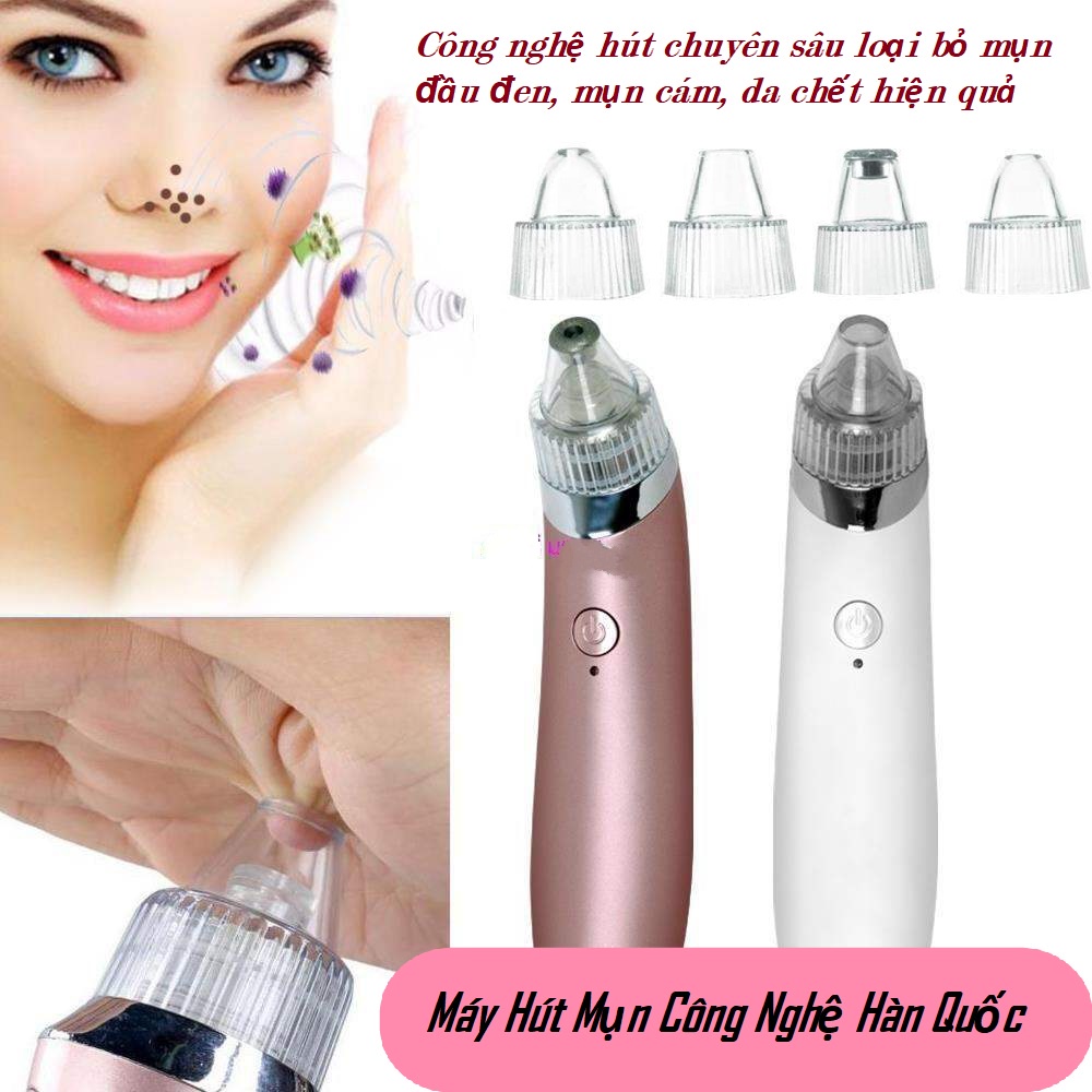 ⭐Cao Cấp- Máy Hút Mụn Ẩn, Máy Hút Mụn Đầu Đen RT8080 Công Suất 7W Lực Hút Mạnh Loại Bỏ Mụn Ẩn Trong Da, Thiết Kế Nhỏ Gọn