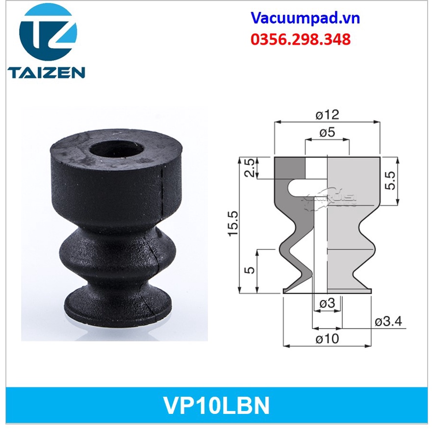 Giác hút, đầu hút chân không 2 tầng VP6/8/10/15/20LBS/N