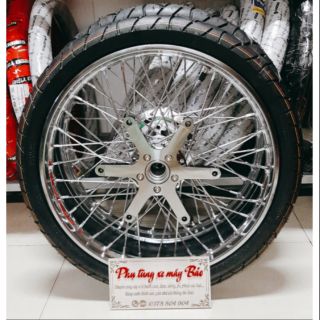 Bánh căm xe  SONIC căm đùm mạ crom full vỏ ruột BLAZETECH như hình gắn như zin niềng UNION 1.4 sau 1.6