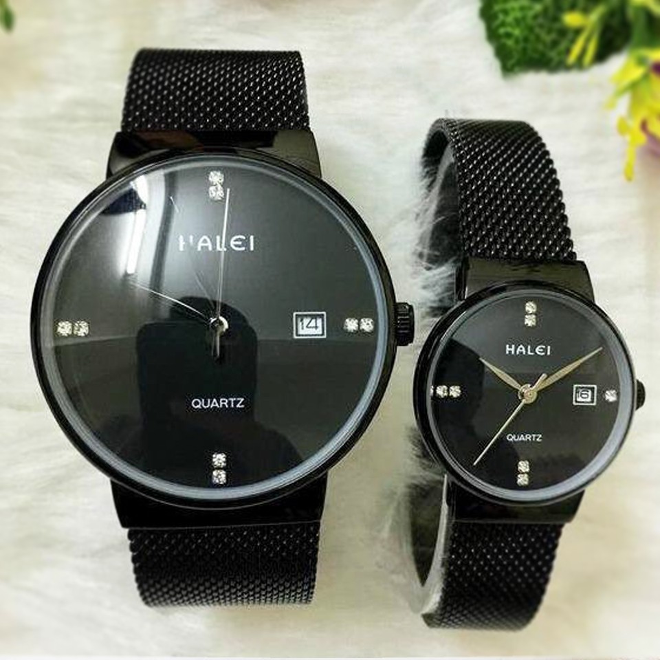 "SALE SỐC" Đồng Hồ Đôi Halei chính hãng chống nước