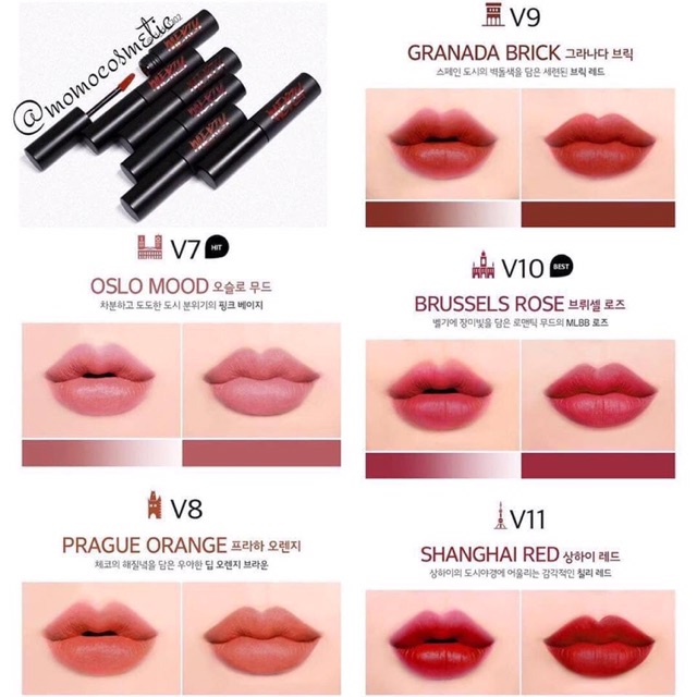 Son kem lì Merzy V6 Another Me The First Velvet Tint Ver 1 và Ver 2 | BigBuy360 - bigbuy360.vn