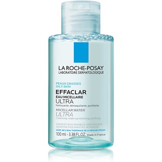 Nước Tẩy Trang Cho Da Mụn, Da Dầu La Roche-Posay EFFACLAR Micellar Water Ultra Oily Skin 100ml