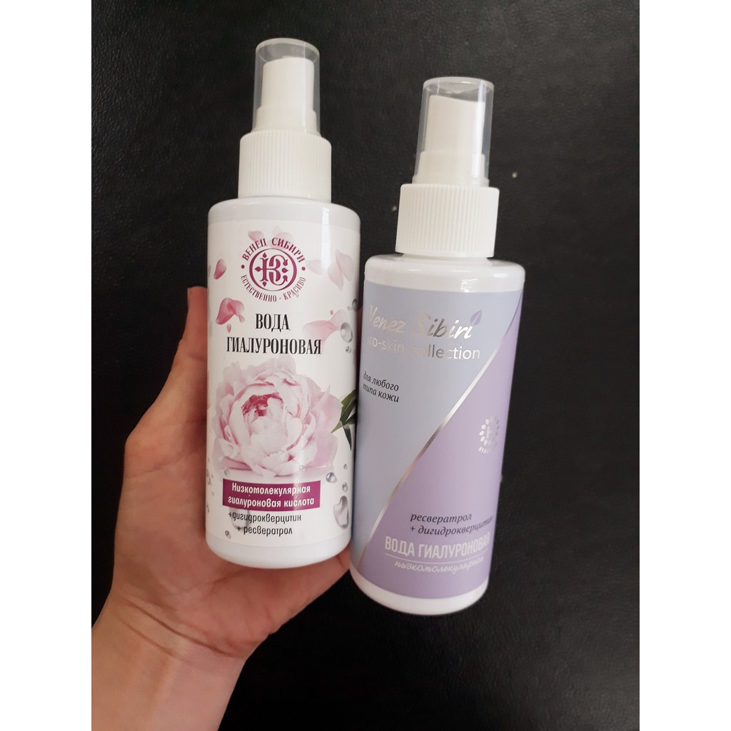 Xịt khoáng collagen tươi và axit hyaluronic CROWN OF SIBERIA bổ sung Ion Bạc và chiết xuất thực vật dưỡng ẩm sâu | BigBuy360 - bigbuy360.vn