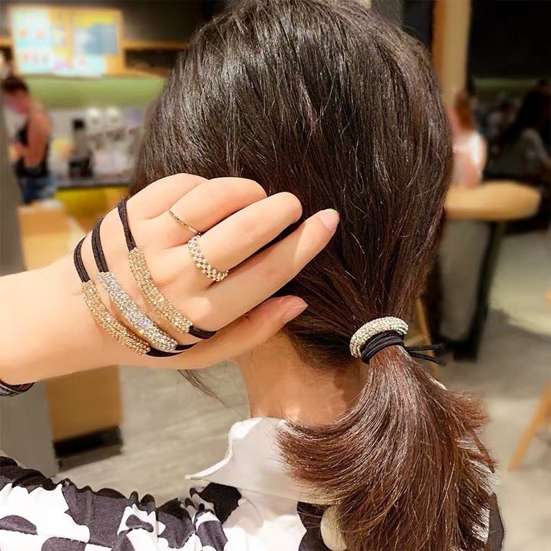 Cột tóc đính đá thời trang hình hoa, ngôi sao, trái tim nhiều kiểu ANNIE