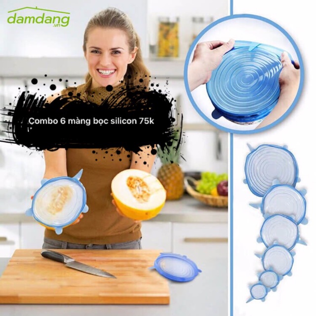 Combo 6 màng bọc silicon