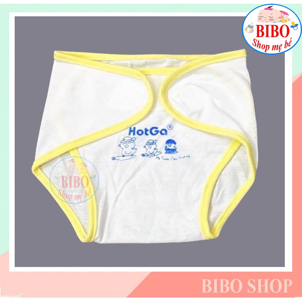 Combo 10 Tả vải em bé, tã dán vải sơ sinh Hotga chất liệu cotton 100% mềm