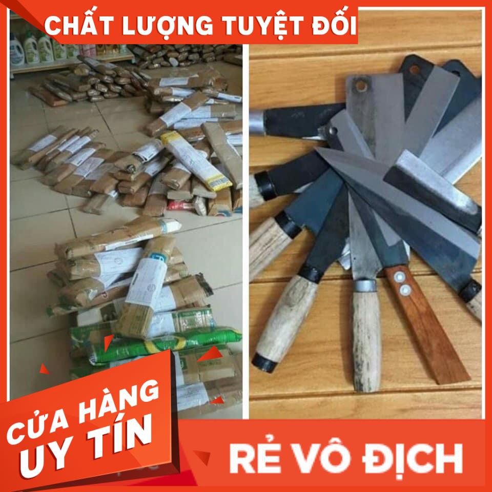 Bộ dao bếp 9 món làng nghề rèn truyền thống.