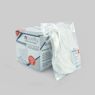 Combo 5cái khẩu trang vải 2 lớp kháng khuẩn Novelty tái sử dụng 30 lần giặt