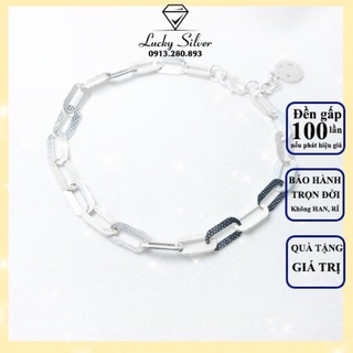 Lắc tay xích bạc nam, nữ | Vòng tay bạc ta nguyên chất | Lắc tay bạc nữ s99, s925 | Lucky Silver