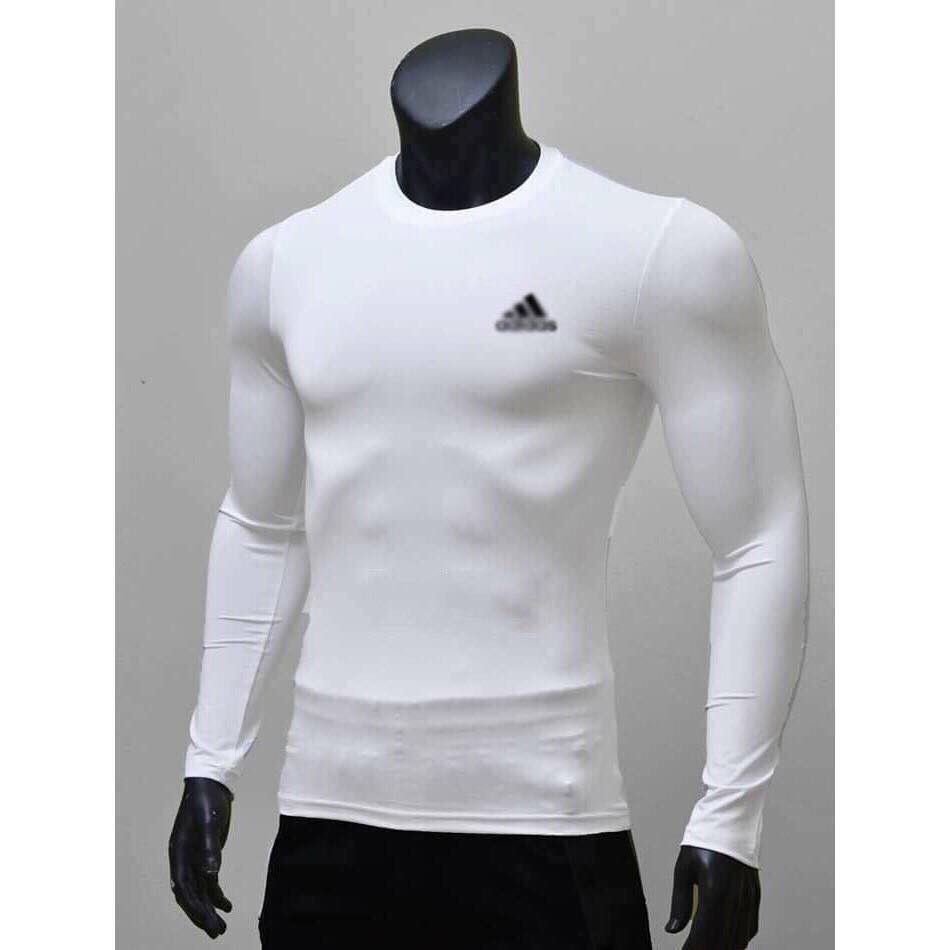 Áo giữ nhiệt thun co giãn ôm sát body, áo tập gym, đá bóng, chơi thể thao,.. tay dài | BigBuy360 - bigbuy360.vn