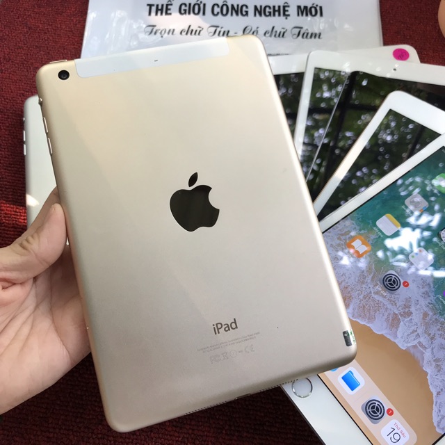 Máy Tính Bảng iPad Mini 3 Rentina 16/32/64Gb (4G + Wifi) Chính Hãng Zin đẹp 99%