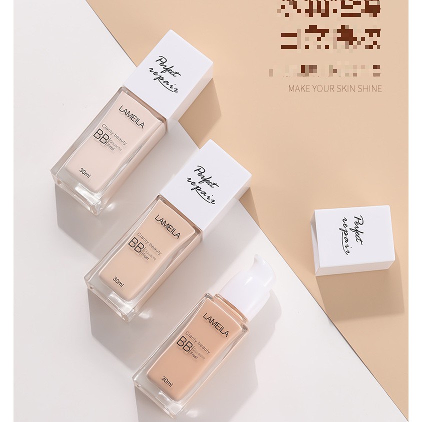 (Mới) Kem Nền BB cream TRẮNG VUÔNG PERFECT REPAIR Lameila nội địa sỉ rẻ che khuyết điểm tốt mịn trắng da makeup foudatio