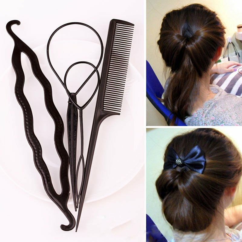 Set 4 dụng cụ hỗ trợ tạo kiểu tóc